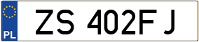 Truck License Plate